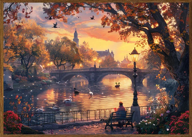 Autumn City Scene