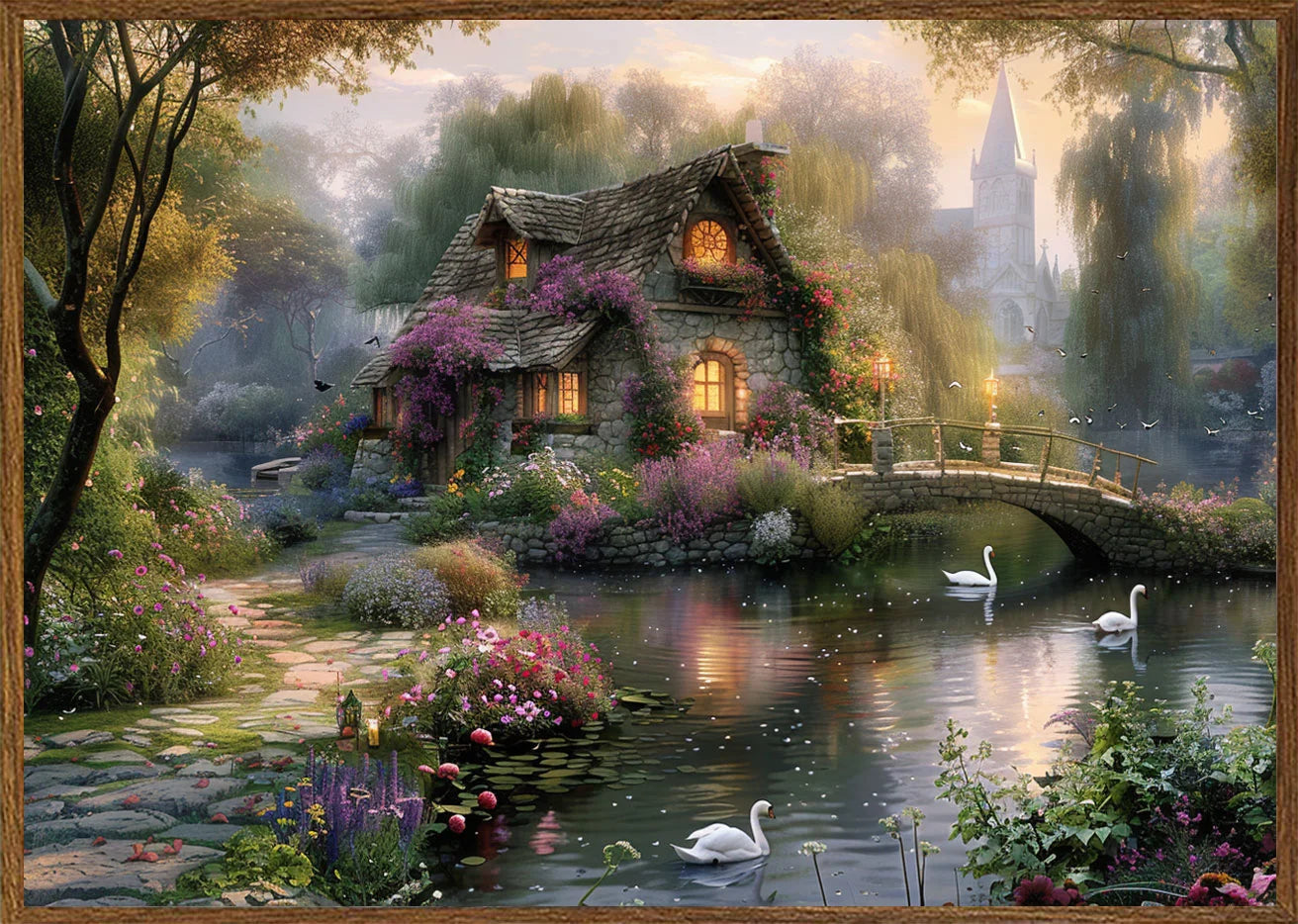 Cottage Landscape Decor