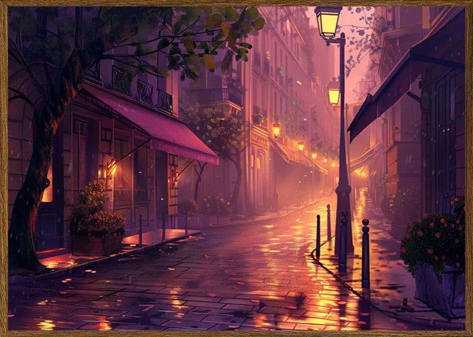 Parisian Evening Scene