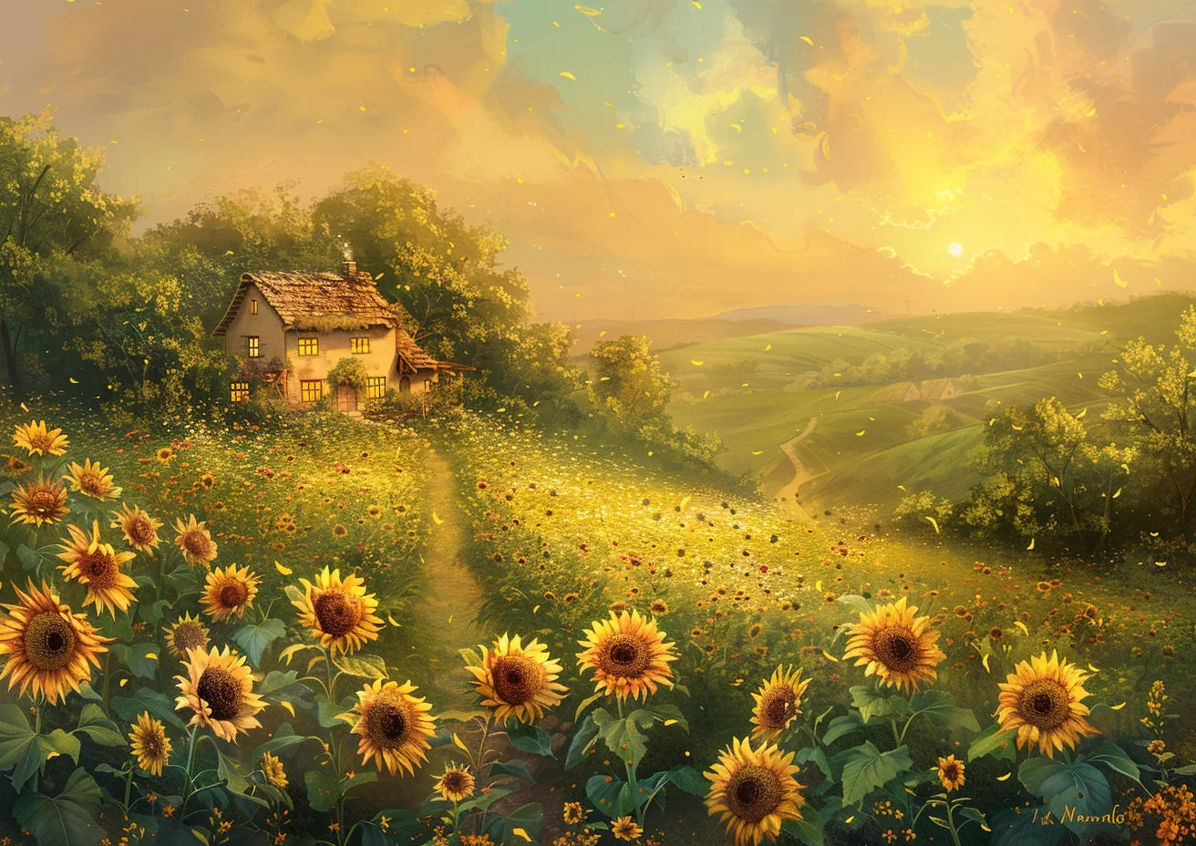 Sunflower Wall Decor