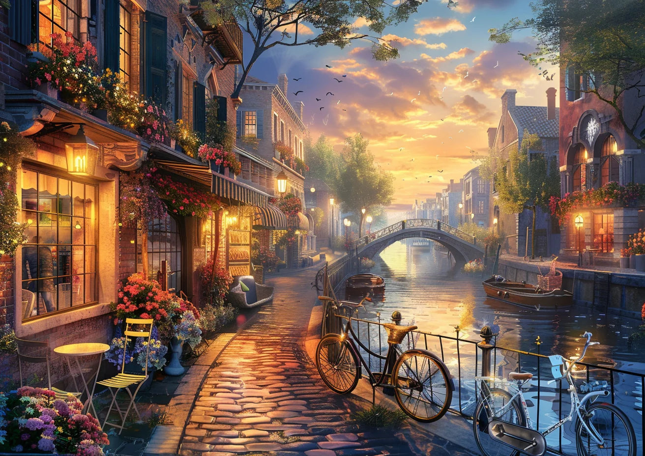 Canal Painting