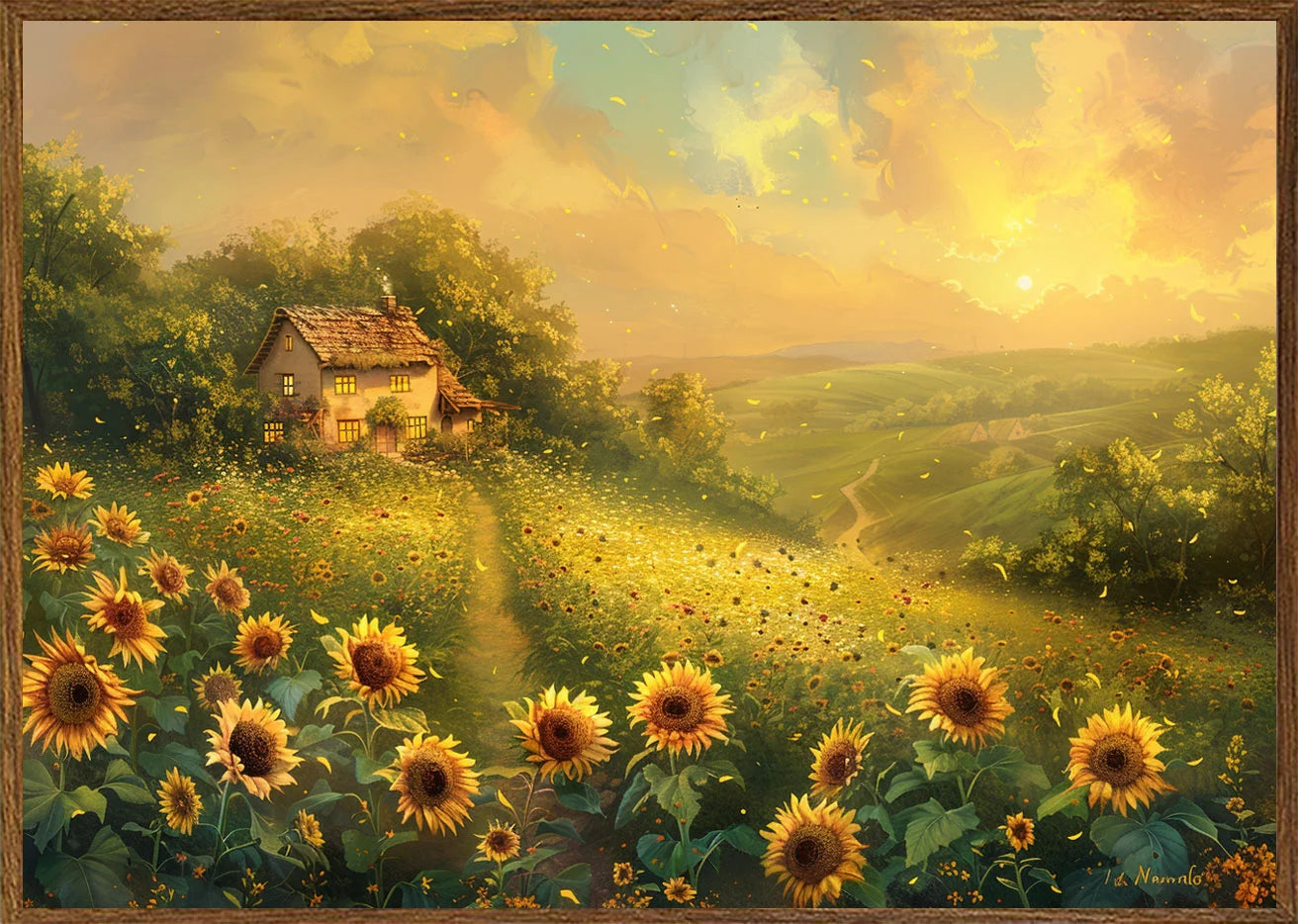 Sunflower Wall Decor